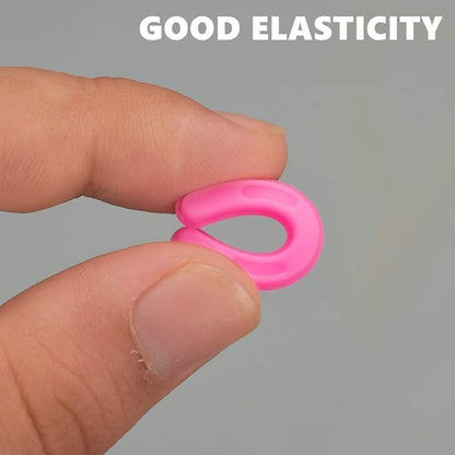 Stainless Steel Eyelash Curler with Comb and Eyelash Brush Fit Suitable for Any Eye Shapes and Sizes, with 5 Silicone Refill Pads (Light Pink Set)