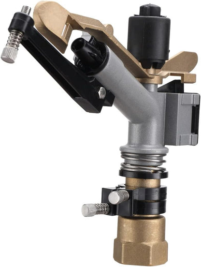 1" Agriculture IrrigationSprinkler Gun Sprinkler Large-Area Irrigation Spray Gun Garden Farm Watering Sprinkler 360° Adjustable Watering for Farms, Orchards, Tea Gardens, Forestry,Pack of 2