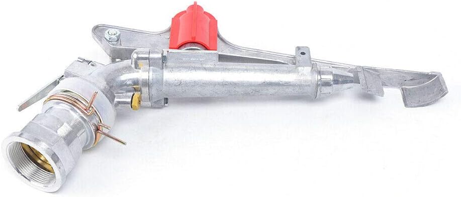 YIYIBYUS 2 Inch Irrigation Spray Gun, 65-80M Large Impact Area 360 Adjustable Water Sprinkler for Large-Scale Agricultural Irrigation