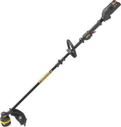 Cat DG610.9 60V 15” Brushless String Trimmer Cordless with Dual Line Bump Feed Head, Edger with Quick Line Load, Weed Trimmer with ECO Mode for Extended Runtime – Tool Only