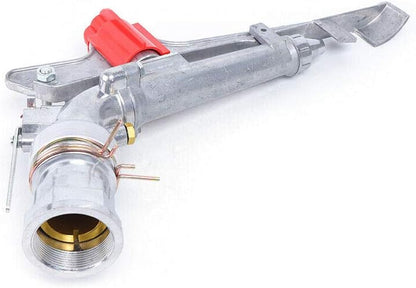 YIYIBYUS 2 Inch Irrigation Spray Gun, 65-80M Large Impact Area 360 Adjustable Water Sprinkler for Large-Scale Agricultural Irrigation