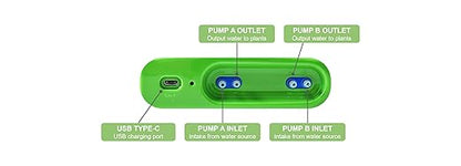 Automatic Watering Drip Irrigation Kit for 20 Plants with Dual Digital Programmable Water Timer, Indoor Automatic Watering System for Houseplants