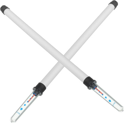 Angoily 2pcs Water Level Indicator Gardening Water Level Meter Plant Buoy Flower Pot Water Gauge Moisture Meter House Plant Pots Water Moisture Tester Suite White Scale Plastic