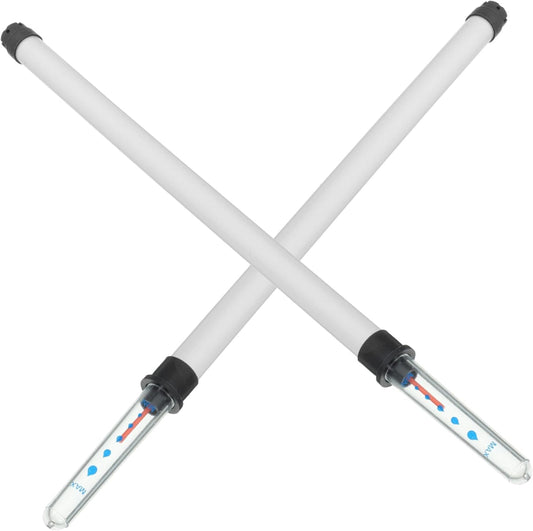 Angoily 2pcs Water Level Indicator Gardening Water Level Meter Plant Buoy Flower Pot Water Gauge Moisture Meter House Plant Pots Water Moisture Tester Suite White Scale Plastic