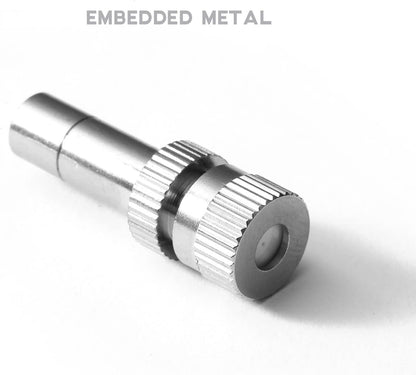 Reptile Misting Spray Nozzle for Rainforest Tank Pet Cooling Adjustable Reptile Nozzle Fogger Mist Sprinkler for Full Water Coverage, Replacement Micro Spray Nozzles, 2PCS