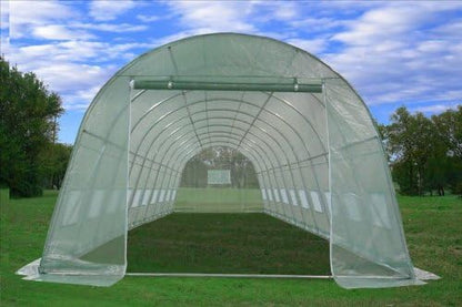 DELTA 33'x13' Greenhouse (Weighing 196 lbs ), Heavy Duty Hothouse Nursery,Large Walk-in Tunnel Design Greenhouses for Outdoor, Upgraded Frame and Reinforced PE Cover,Screen Vents