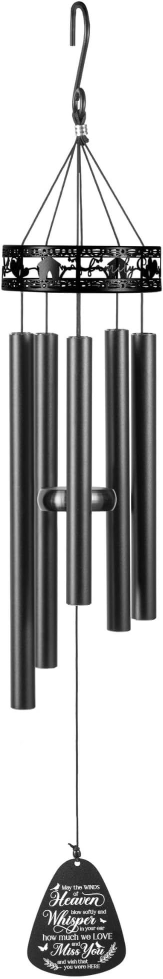 The Wind Chime CO Family Love Memorial Wind Chimes, Sympathy Wind Chimes Gift for The Loss of A Loved one, Home Decor Outdoor Garden, Soothing Melodic Tones.