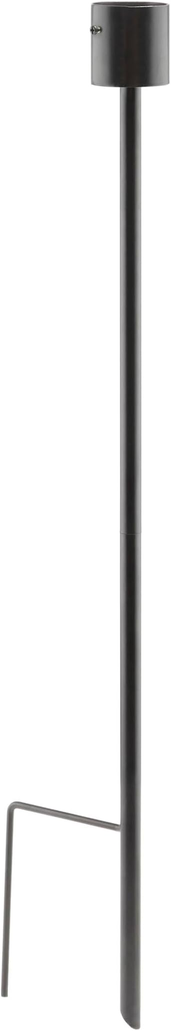 Alpine Corporation 31" Tall Outdoor Metal Gazing Globe Display Stand, Black