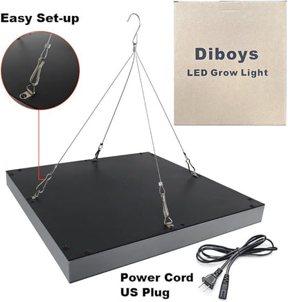 Diboys LED Grow Lights, 75W Growing Lamp Bulbs for Indoor Plants, Red Blue Full Spectrum Plant Light for Seedling, Gardening, Hydroponics, Greenhouse