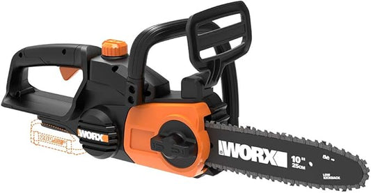 Worx 20V 10" Cordless Chainsaw Power Share with Auto-Tension (Tool Only) - WG322.9