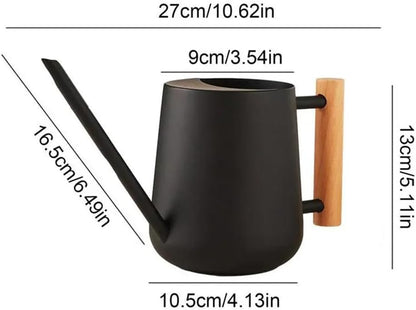 Watering Can Indoor Plants, 30oz/900ml Small Plant Watering Can with Long Spout, Stainless Steel Garden Watering Cans Outdoor Watering Pot for Indoor House Plants Bonsai Flower Decorative