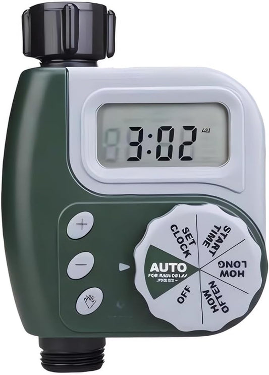 Generic Sprinkler Timer Garden Hose Programmable Water Timer Drip Irrigation System Green