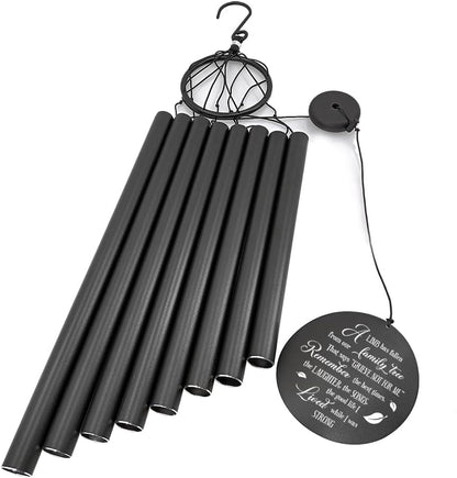 Personalized 36" Healing Memorial Wind Chimes for Outside, Bereavement Gift of Comfort for Loss of Mother, Father or Husband, A Soothing Remembrance for Your Garden and Patio