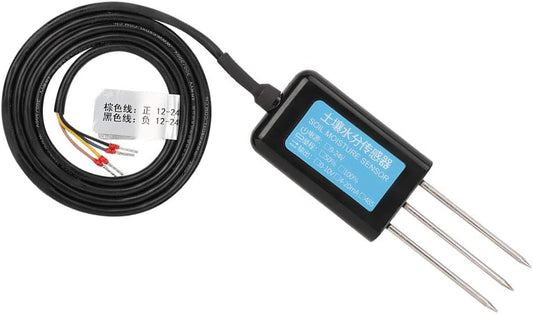 Soil Moisture Sensor, 0-10V Output Waterproof Greenhouse Soil Moisture Humidity Sensor Tester Meter Soil Test Kits Plant Accessories Indoor
