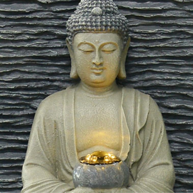 Outdoor Water Fountain Outside, Garden Fountain, Buddha Statue Outdoor/Indoor for Home, Buddha Decor & Gifts, Buddah, Buda, Budda, Buddhas, Chinese Decor & Gifts, Feng Shui