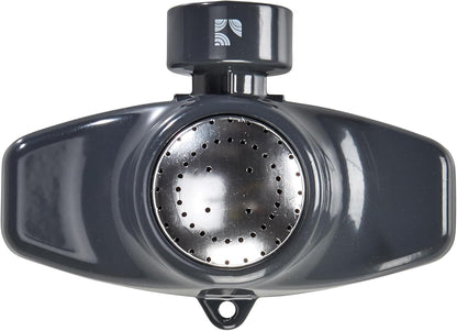 Spot Watering Sprinkler 400003, Covers Over 30 Ft Diameter, All Metal, Single Pattern by New England Garden Tools