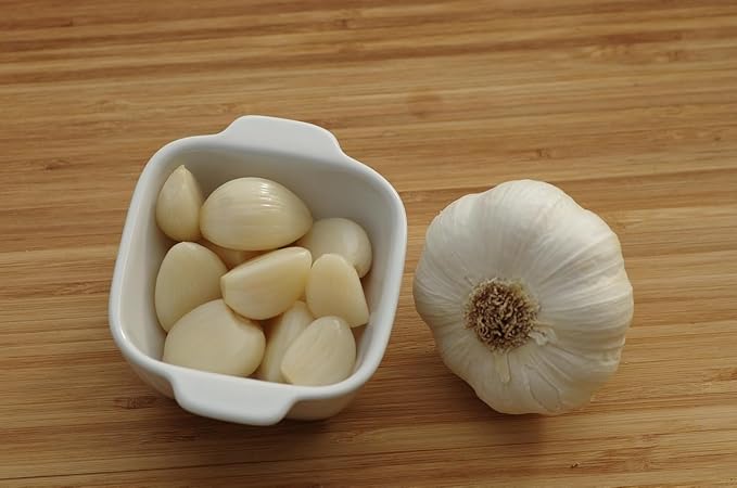 Garlic Bulb (2 lbs), Fresh California Gilroy Heirloom Softneck Garlic for Planting and Growing Your Own Garlic