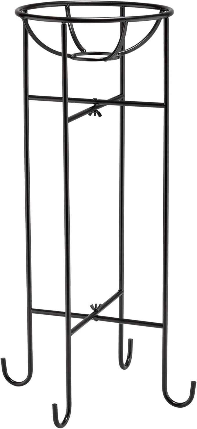 Alpine Corporation 24" Tall Indoor/Outdoor Metal Gazing Globe Display Stand