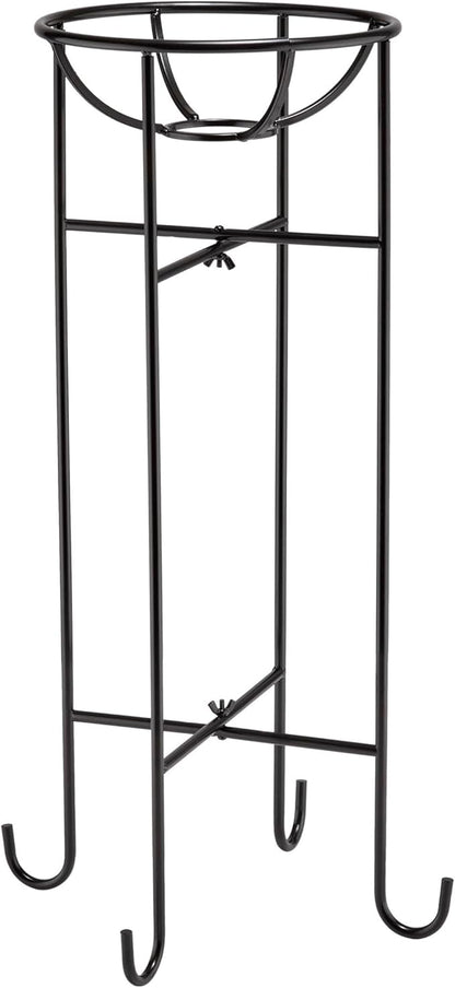 Alpine Corporation 24" Tall Indoor/Outdoor Metal Gazing Globe Display Stand