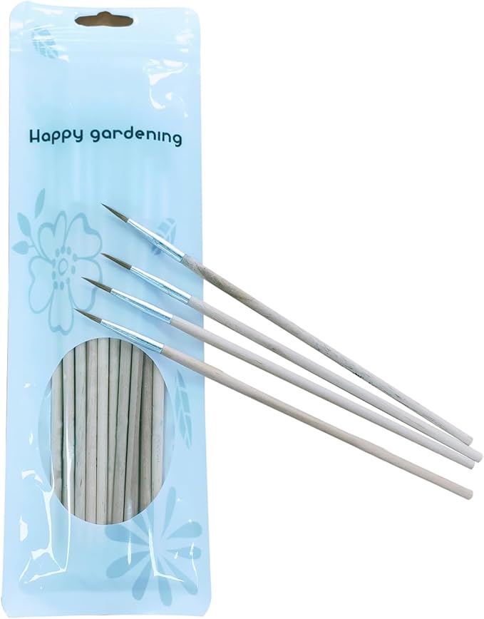 10 Pack Pollination Brush for Indoor Hydroponic Garden，Suitable for Tomatoes, Peppers and Other Flowering Plants Grown in Hydroponic Growing System