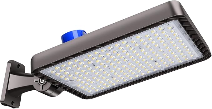 480W Led Parking Lot Light, 5000K Daylight Street Lights Outdoor 72000LM IP65 Waterproof Dusk to Dawn Shoebox Floodlight Adjustable Commercial Security Area Pole Lighting Heavy-Duty