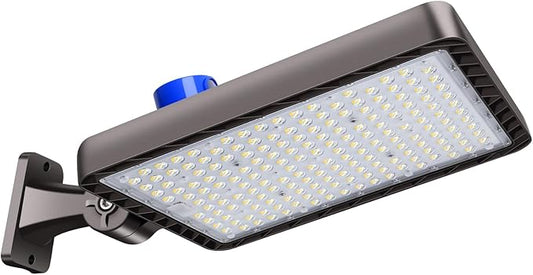 480W Led Parking Lot Light, 5000K Daylight Street Lights Outdoor 72000LM IP65 Waterproof Dusk to Dawn Shoebox Floodlight Adjustable Commercial Security Area Pole Lighting Heavy-Duty