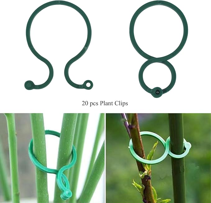 Plant Stake Support - 6 Pack Adjustable Height 16" or 30", Garden Support Stake Plant Cage Support Rings, Single Stem Plant Support Stakes, for Flowers Amaryllis Tomatoes Peony Lily Rose (30inch)