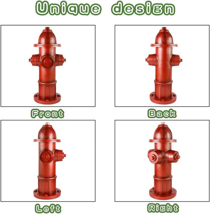 Large Dog Puppy Pee Post and Gift - 25 Inch High Fire Hydrant Garden Decor Statue, Training Tool