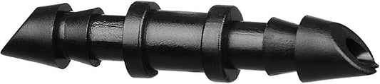80 Pack Drip Irrigation 1/4” Barbed Coupling Fittings, Barbed Connectors Fits Universal 1/4-Inch Drip Tubing, Irrigation Coupler for Drip or Sprinkler System