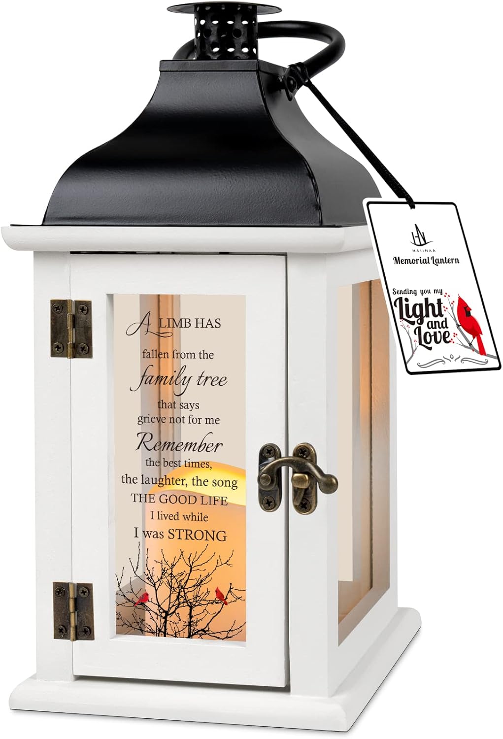 Memorial Lantern - Bereavement Sympathy Gifts for Loss of Loved One Memorial Gifts for Loss of Mother Loss of Father Remembrance Gifts Thoughtful Funeral Gifts for Loss of Loved One