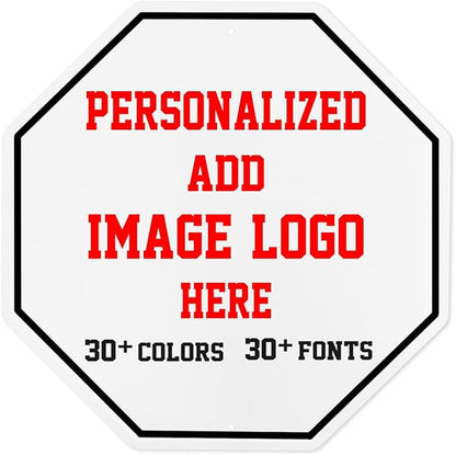 Custom Signs Outdoor，12x12inch Personalized Metal Parking Signs For Business,Intersection Signs,Road Signs,Outdoor Garden Signs,Workplace,Office,Home,Hazard Decorative Signs.