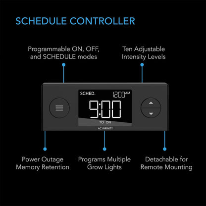 AC Infinity Heavy-Duty Humidity Dome with Full Spectrum LED Grow Light Bars, Samsung LM301H EVO Diodes, 3mm Thickest Dome and 5x8 Trays, Vent Extension Panels, for Seed Starting and Propagation