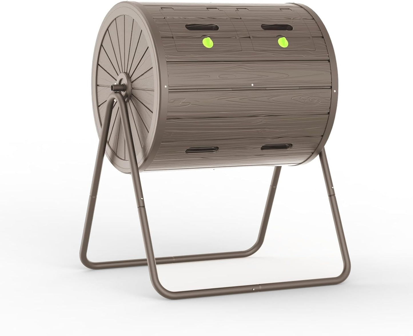 37.5 Gal Compost Tumbler - Quick-Spin Outdoor Compost Bin with Weatherproof Resin | High-Yield Compost for Organic Gardening