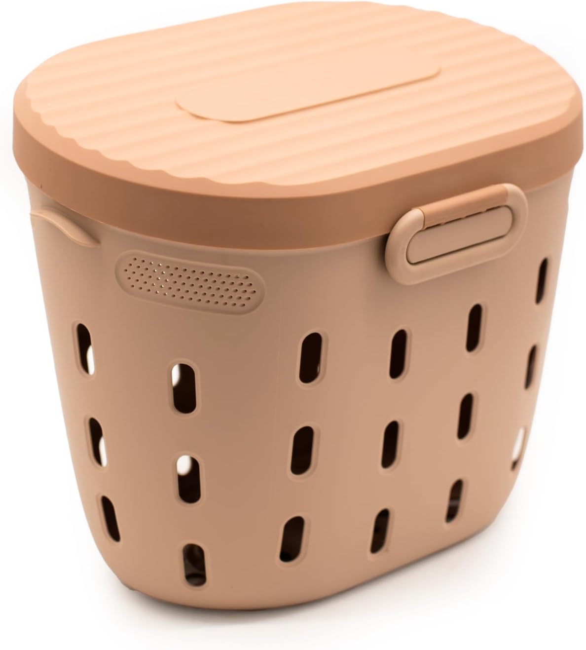 Vego Garden In-Ground Worm Composter Outdoor Farm Compost Bin 7 Gallons BPA-Free Composting System for Raised Garden Beds, Tawny Brown