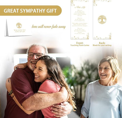 Gifts for Mom & Grandma - Outdoor Wind Chimes with Engraved Tree of Life, Large Patio Hanging Decor for Garden, Yard, Christmas, Anniversary Celebrations