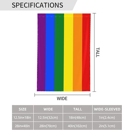 Custom Pride Garden Flag for Outdoor Personalized LGBT Yard Flags Decor Customized Flag Add Your Own Picture/Text House Lawn Banner Double Sided Home Wall Decoration 12.5x18 28x40