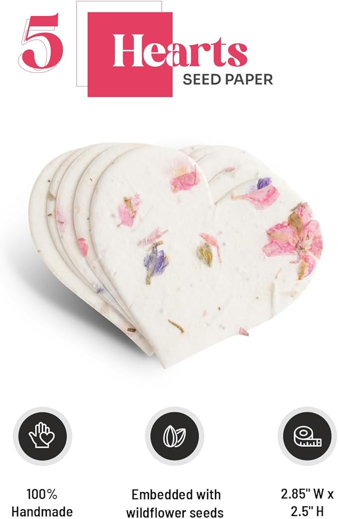 Mother's Day Greeting Card – Plantable Wildflower Seed Paper for Mother's Day, Gifts, & Special Events