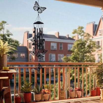 Outdoor Butterfly Wind Chimes Decorate, Memorial Wind Chimes, Wind Catcher, Mobile Butterfly Wind Bells for Home, Yard, Tree, Patio, Garden Decor, Gifts for Butterfly Lovers, Festival Gifts for Mom
