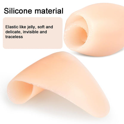 Silicone Knee Pads,Adhesive Knee Brace KneePad for Skiing Skating,Snowboarding,Ateboarding,Roller Skating,Rollerblading,Dancing,Unisex,Light Skin,M