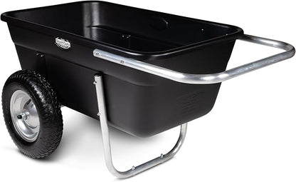 Smart Carts Premium Yard Cart - Strong, Lightweight, and Perfectly Balanced (16" Air Filled Wheels)