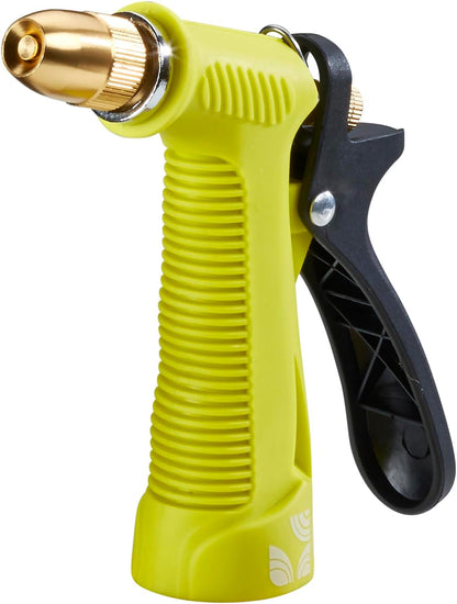 Adjustable Water Jet Hose Nozzle 500010 with Rear Trigger and Comfort Grip by New England Garden Tools for Cleaning, Watering Plants & Yards, Washing Cars & Pets