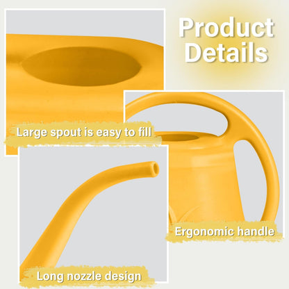 Plastic Watering Can -1 Gallon - Orange