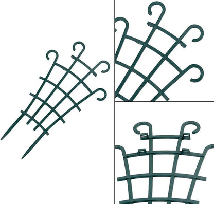 Trellis for Potted Plants, Stackable Small Indoor Plant Trellis for Climbing Plants Outdoor for Vine Ivy Hoya Houseplants Flower Plant Support, 4 Pack