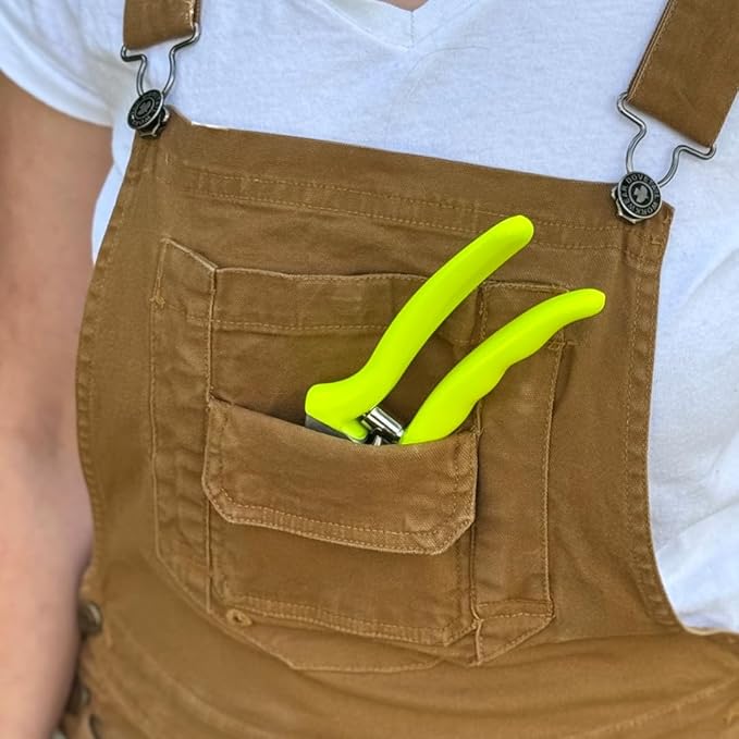 Foxglove 8.5" Pruning Shears – Professional Garden Shears & Bypass Hand Pruners with Japanese SK5 High Carbon Steel Blades, Heavy Duty Garden Clippers & Gardening Tools