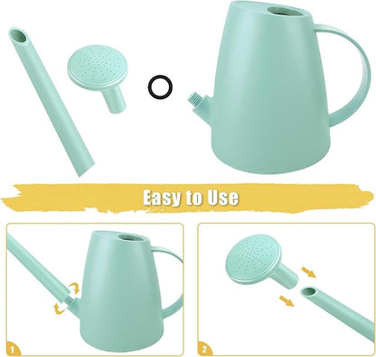 Watering Can for Indoor Plants, Small Watering Cans for House Plant Garden Flower, Long Spout Water Can for Outdoor Watering Plants 1. 8L 1/2 Gallon