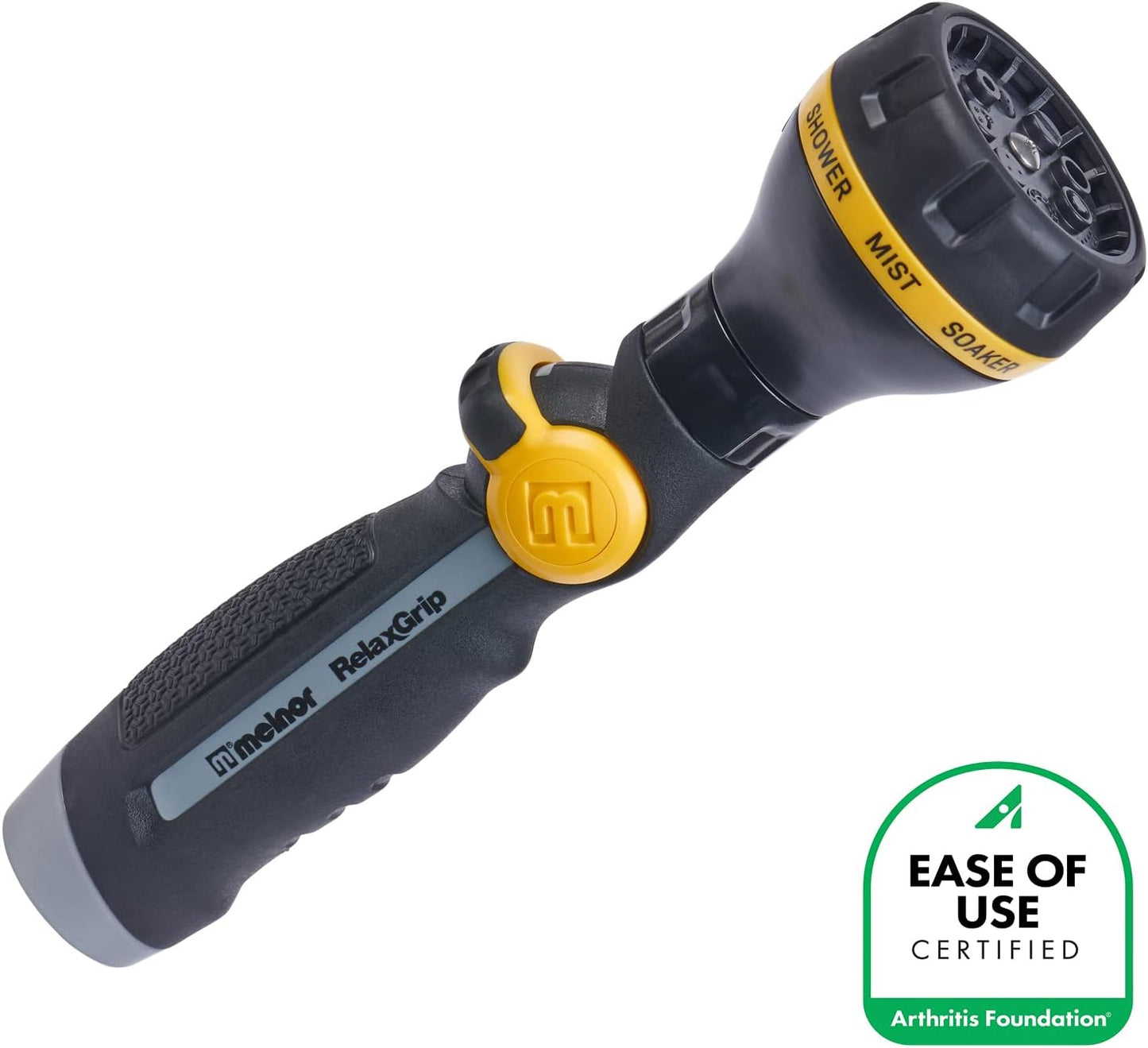 Melnor 65190AMZ RelaxGrip Flashlight 8 Pattern Nozzle w/Adpt