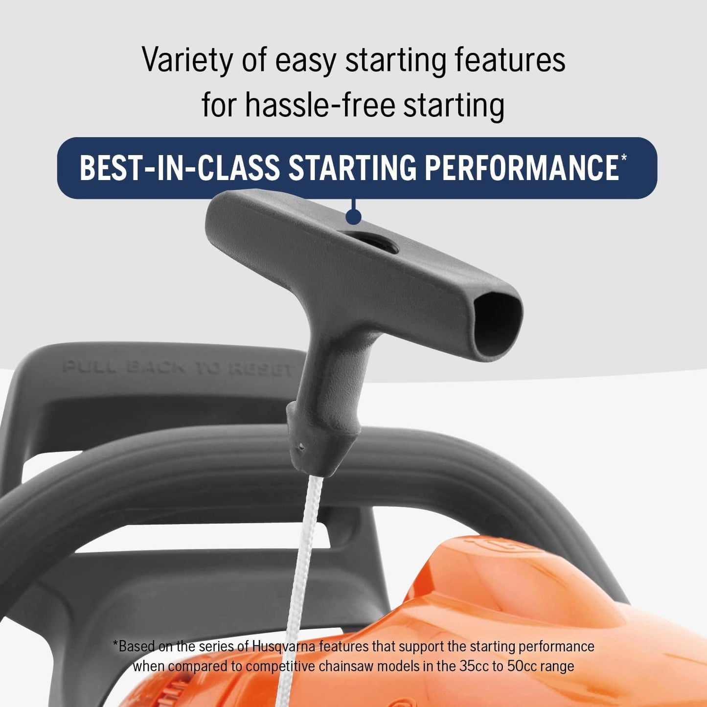 Husqvarna 435 Gas Chainsaw, 40-cc 2.2-HP, 2-Cycle X-Torq Engine, 16 Inch Chainsaw with Smart Start, For Wood Cutting and Tree Trimming, 970612116