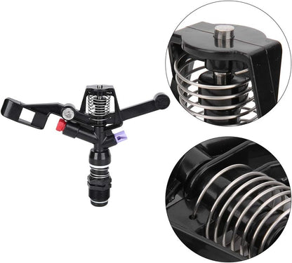 5PCS Garden Impulse Sprinkler Impact Sprinkler for Watering Irrigation, 3/4in DN20 Male Thread