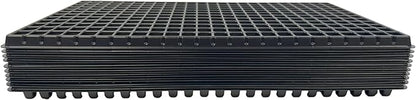 288 Cell Seedling Plastic Nursery Trays, 10 Pack, Thick Durable Germination Plug Trays, 2880 Cells Reusable Plant Propagation