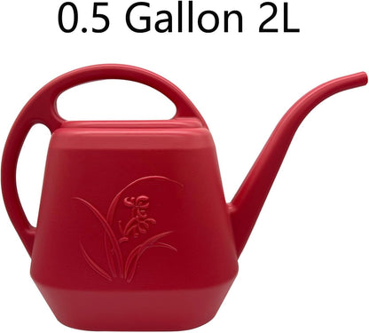 Watering Can for Indoor and Outdoor Plant - 1/2 Gallon - Wine Red
